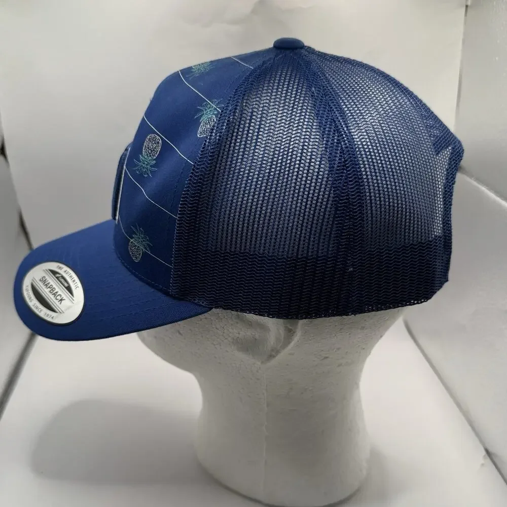 Travis Mathew‎ Big Bend Tour Hat Royal Blue OSFA Cotton Polyester Adjustable.